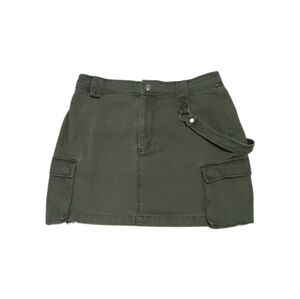 Forever 21Olive Green Cargo Mini A Line Skirt. Size M